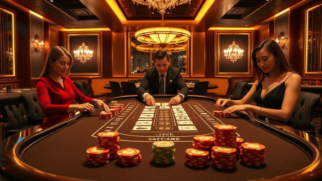 ตัวอย่างเค้าไพ่บาคาร่าที่นิยม