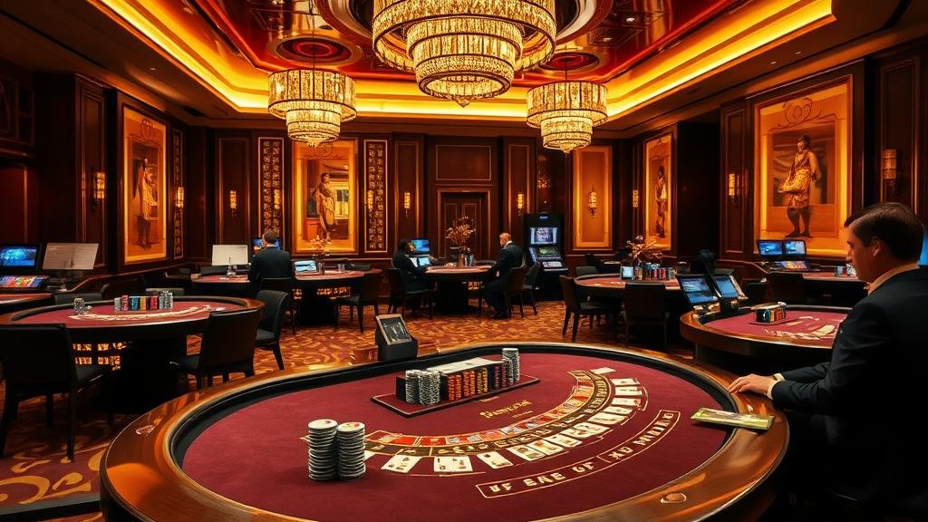 ชิปคาสิโนและไพ่บาคาร่า