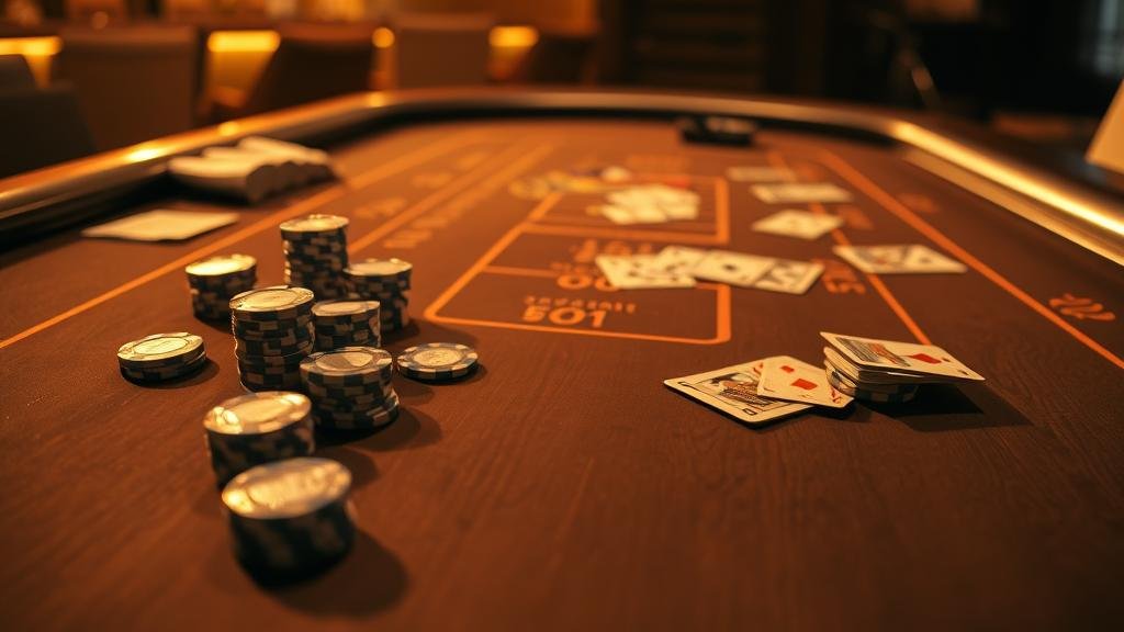 โต๊ะบาคาร่าในคาสิโนเอเชีย