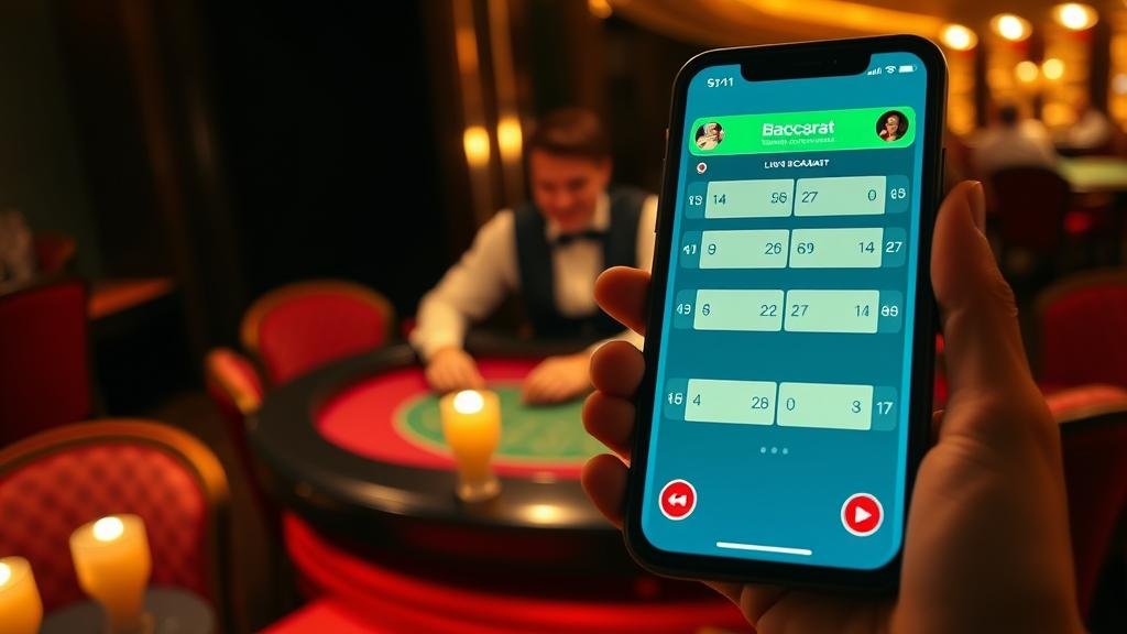 การวางเดิมพันบาคาร่าบนมือถือ