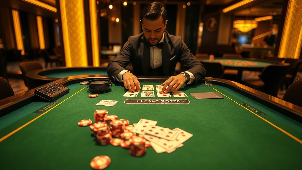 ตัวอย่างเค้าไพ่มังกรในบาคาร่า