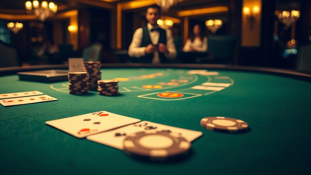 ตัวอย่างเค้าไพ่ปิงปองและเค้าไพ่สามตัดในเกมบาคาร่า