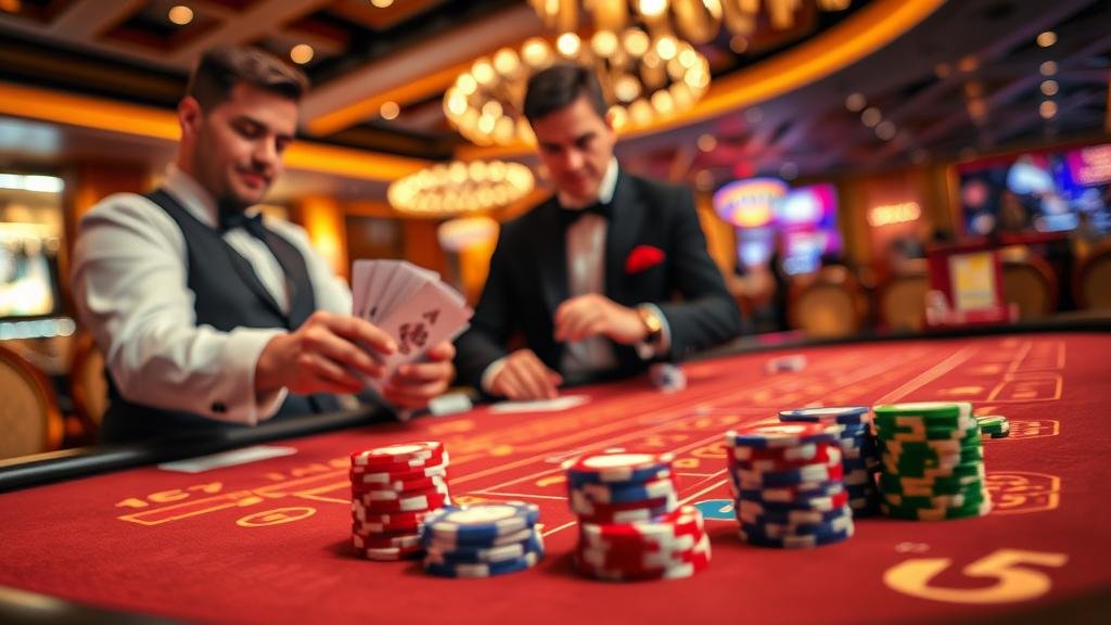 การแจกไพ่บาคาร่า AE Casino