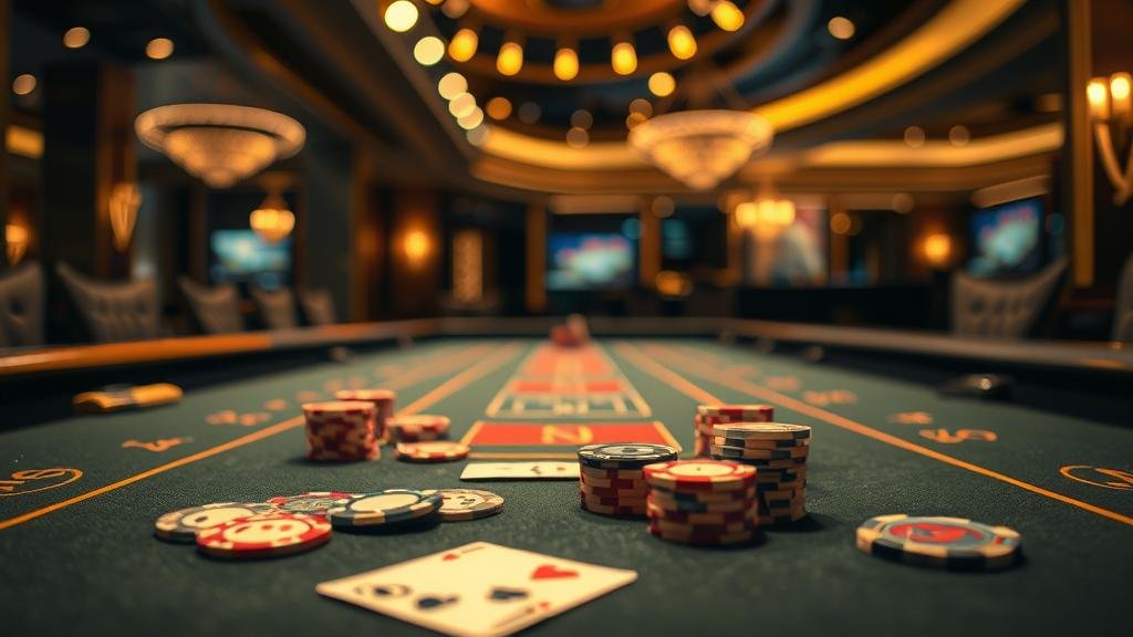 นักพนันระดับเซียนและมือใหม่กำลังเล่นบาคาร่า