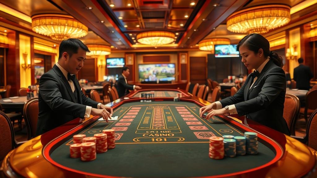 Infographic แสดงกลยุทธ์การเดิมพันบาคาร่า