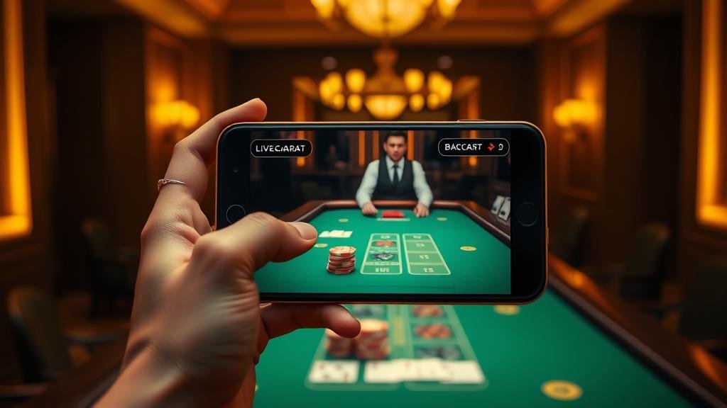 เล่นบาคาร่าบนคอมพิวเตอร์และแท็บเล็ต
