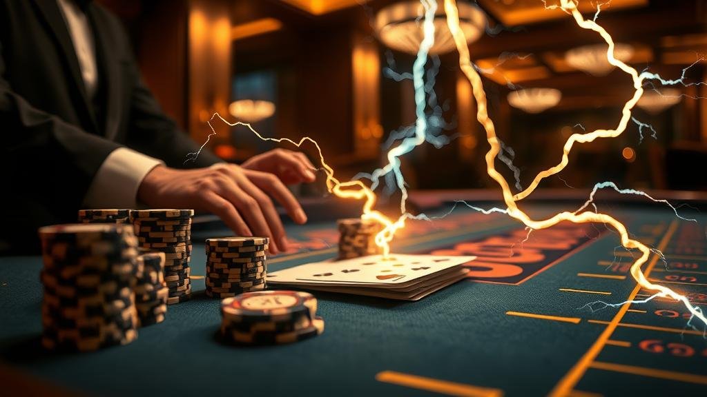 ตัวอย่างเค้าไพ่บาคาร่าสองตัดและสามตัด