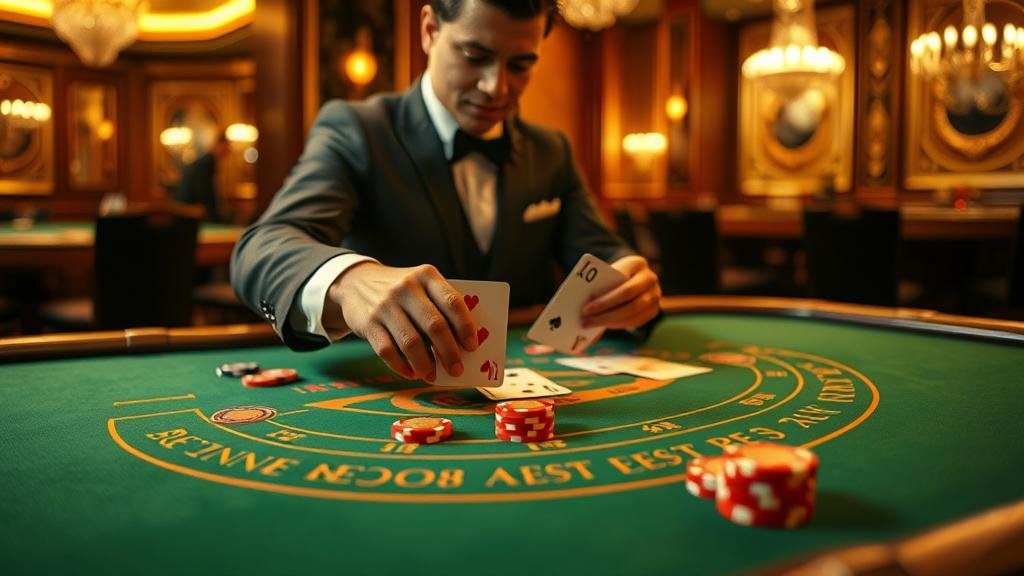 ดีลเลอร์บาคาร่ามืออาชีพจาก SA Gaming