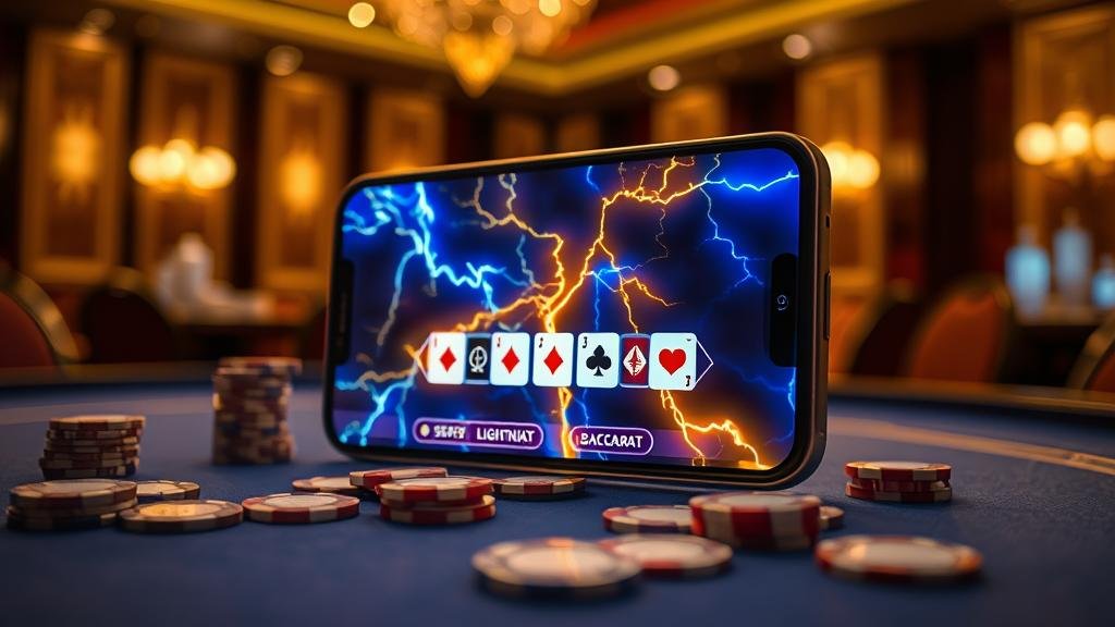 บาคาร่าสายฟ้า: สูตรเดินเงินไม่มีค่าคอมฯ ฉบับมือใหม่บนมือถือ