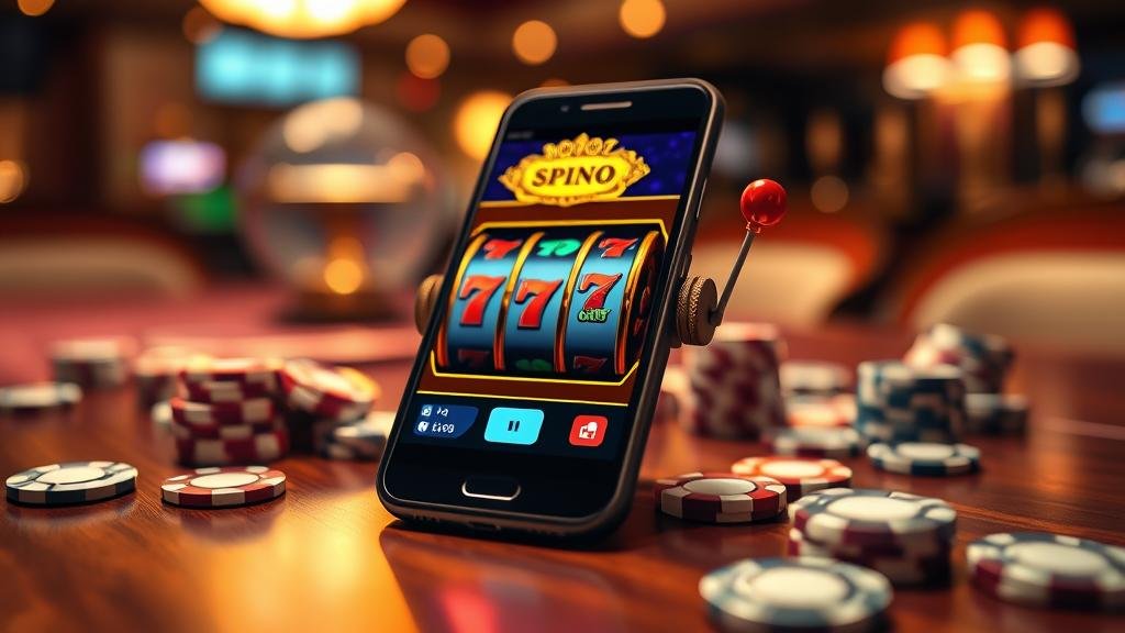 หน้าจอเกมสล็อตแสดงการชนะรางวัล