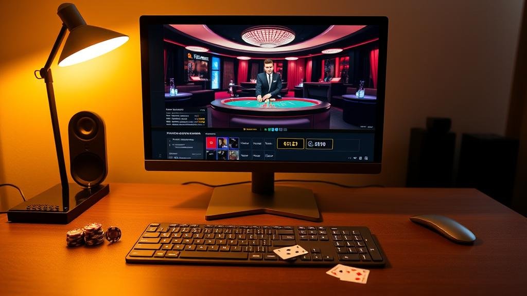 การวางเดิมพันบาคาร่าบนคอมพิวเตอร์