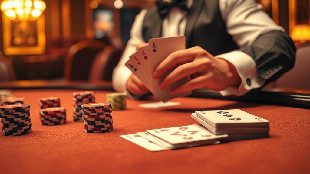 อินโฟกราฟิกแสดงกลยุทธ์บาคาร่าและสูตร AI