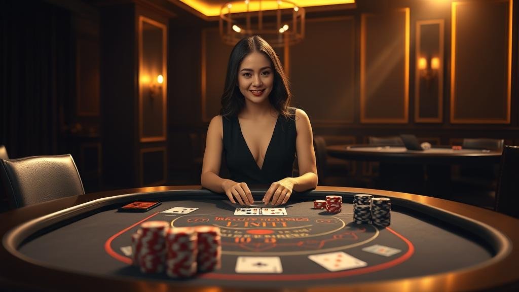 หน้าจอเกมบาคาร่าออนไลน์พร้อมดีลเลอร์สด