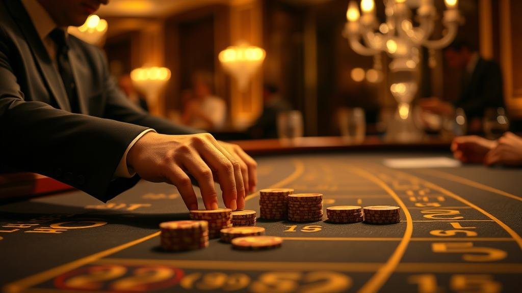 ตารางบาคาร่าแสดงเค้าไพ่และตัวเลือกการเดิมพัน