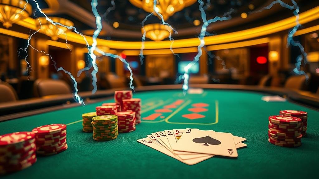 การวางเดิมพันในเกมบาคาร่าสายฟ้า