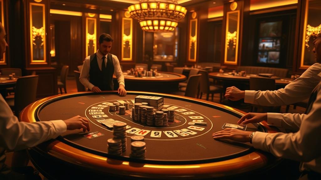 ตัวอย่างเค้าไพ่บาคาร่า มังกร และสลับคู่