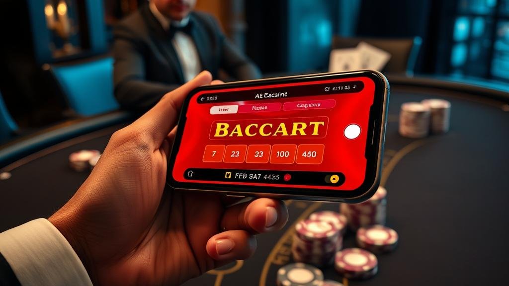 การคำนวณอัตราจ่ายบาคาร่าซูเปอร์ซิกส์บน iOS