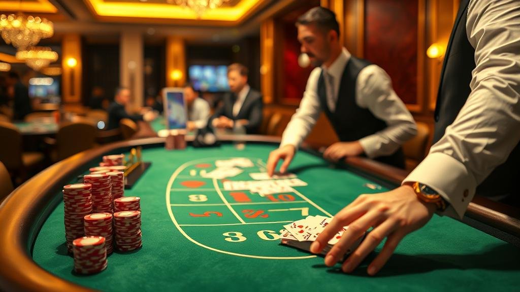 หน้าจอเกมบาคาร่าสด AE Casino