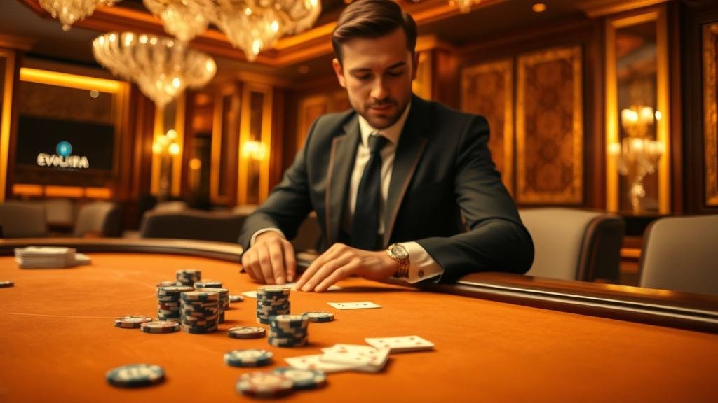 การวางเดิมพันบาคาร่า Evolution Gaming