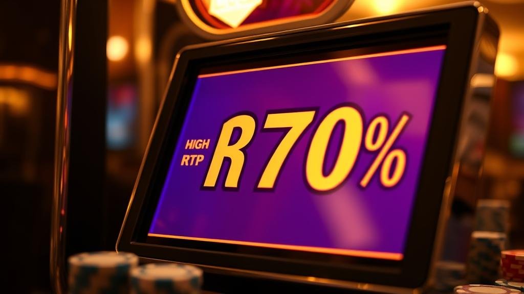 หน้าจอแสดงค่า RTP และ Paylines ของสล็อต