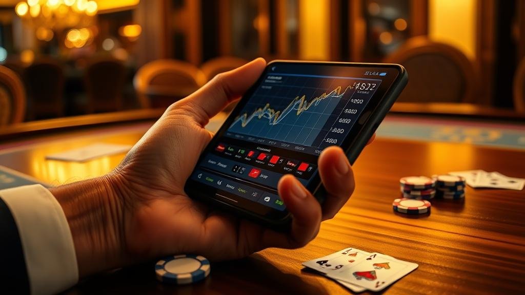 การเล่นบาคาร่าบนมือถือและแท็บเล็ต
