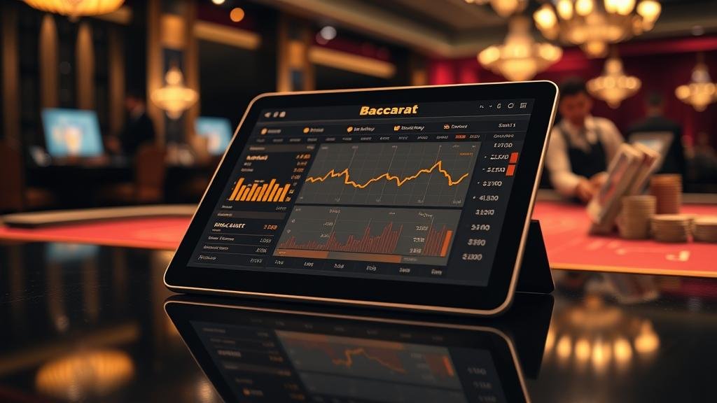 การตั้งเป้ากำไรบาคาร่าบนแท็บเล็ต