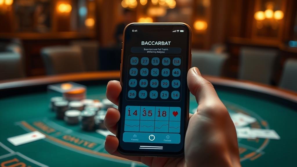 กราฟแสดงกลยุทธ์การเดินเงินบาคาร่า