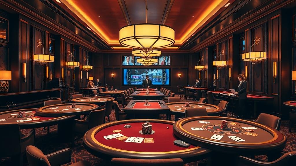 หน้าจอเกมบาคาร่าจากค่าย Playtech