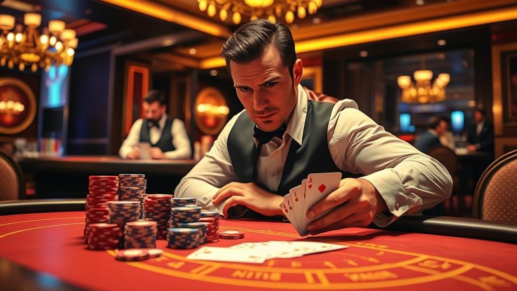 หน้าจอเกมบาคาร่าสดจาก SA Gaming