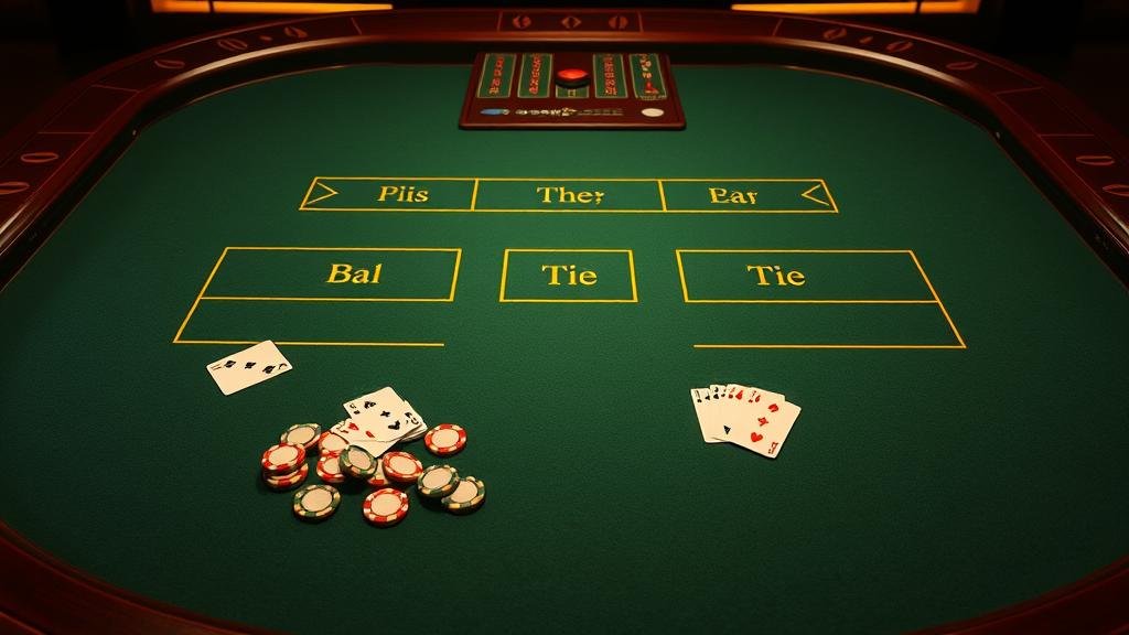 ภาพคนกำลังเล่นบาคาร่าเดโม่บนคอมพิวเตอร์