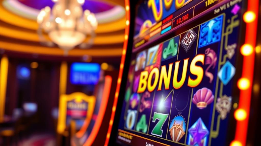 หน้าจอเกมสล็อต SA Gaming แสดงสัญลักษณ์โบนัส