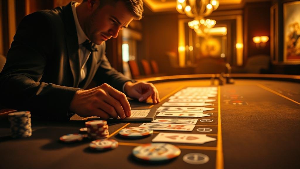 ภาพอินโฟกราฟิกแสดงสถิติบาคาร่าสำหรับ iOS