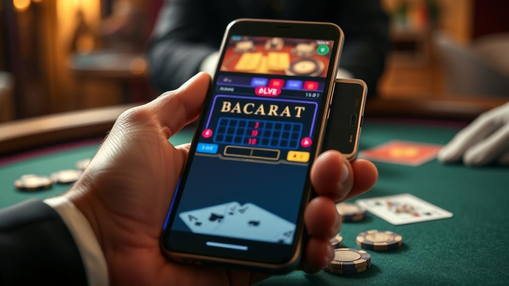 การอ่านเค้าไพ่บาคาร่าบนแท็บเล็ต