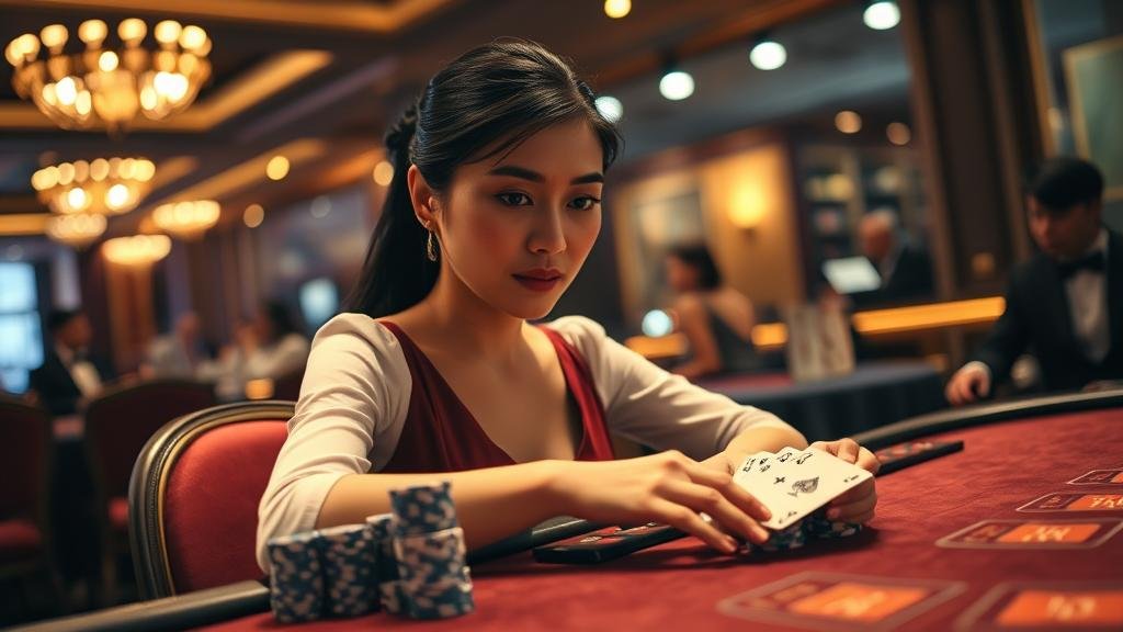 ตารางบาคาร่าพร้อมชิปและไพ่