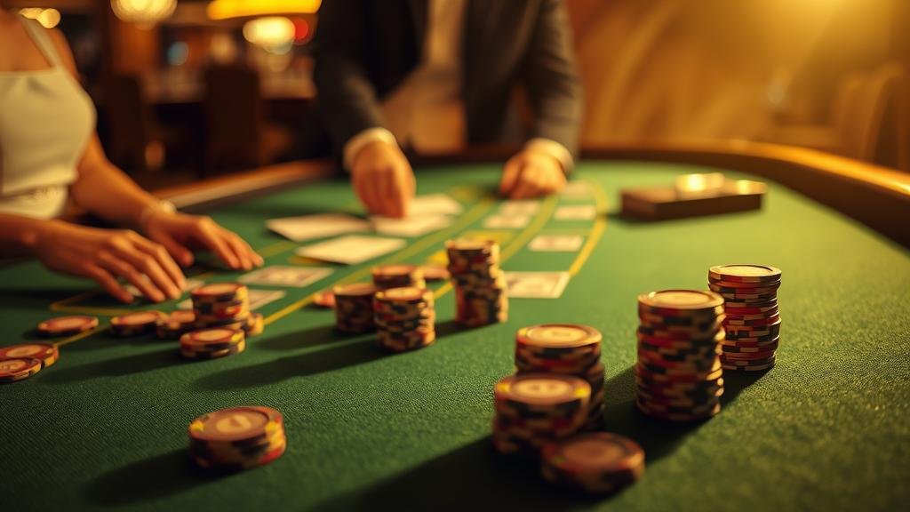 ตัวอย่างเค้าไพ่สลับคู่ในบาคาร่า