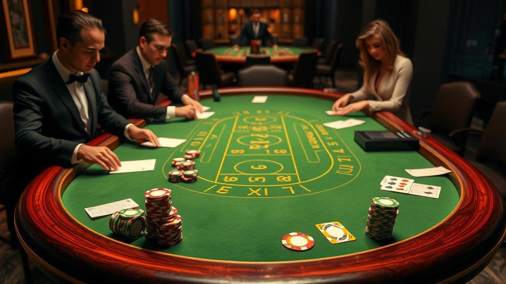 ตัวอย่างเค้าไพ่มังกรในบาคาร่า