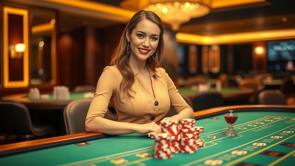 โต๊ะบาคาร่าสด SA Gaming พร้อมดีลเลอร์มืออาชีพ