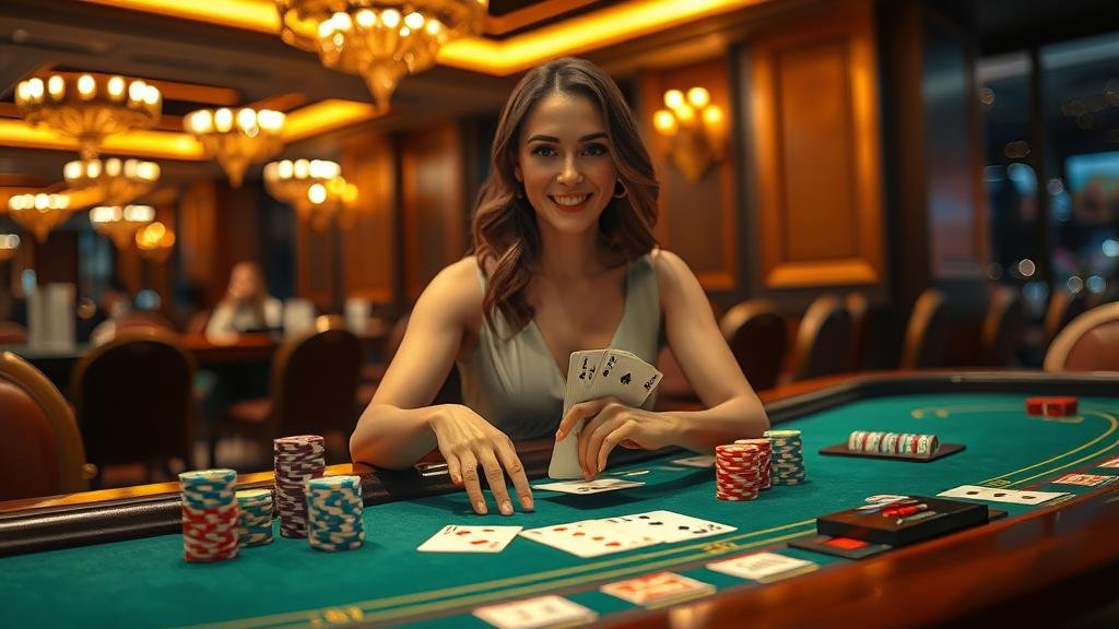 หน้าจอเกมบาคาร่าสดจาก AE Casino พร้อมสถิติและตัวเลือกการเดิมพัน