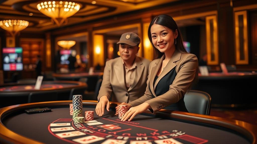 ตัวอย่างเค้าไพ่สองตัดในตารางสถิติบาคาร่า