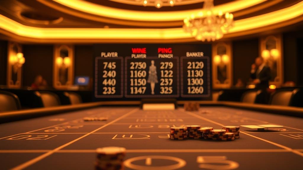 ตารางอัตราจ่ายบาคาร่า