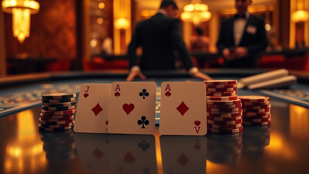 หน้าจอเกมบาคาร่าบนคอมพิวเตอร์พร้อมตัวเลือกการเดิมพัน