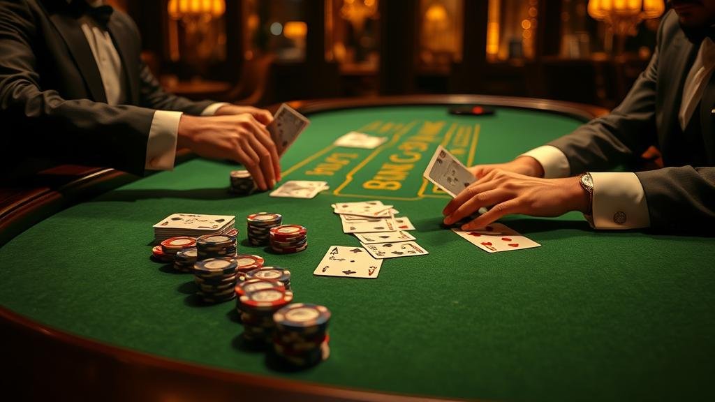 ภาพกราฟิกแสดงแจ็กพอตใหญ่จากบาคาร่า