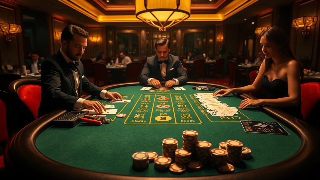 ตารางแสดงเค้าไพ่บาคาร่า