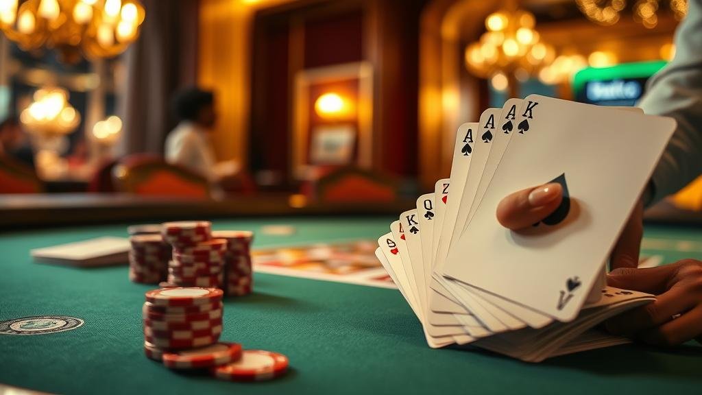 หน้าจอเกมบาคาร่าสดจากค่าย SA Gaming