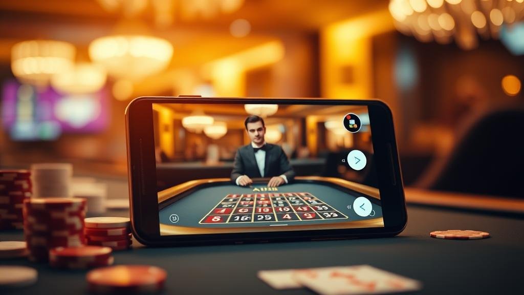 ผู้คนกำลังสนุกกับการเล่นบาคาร่าบนมือถือ Android