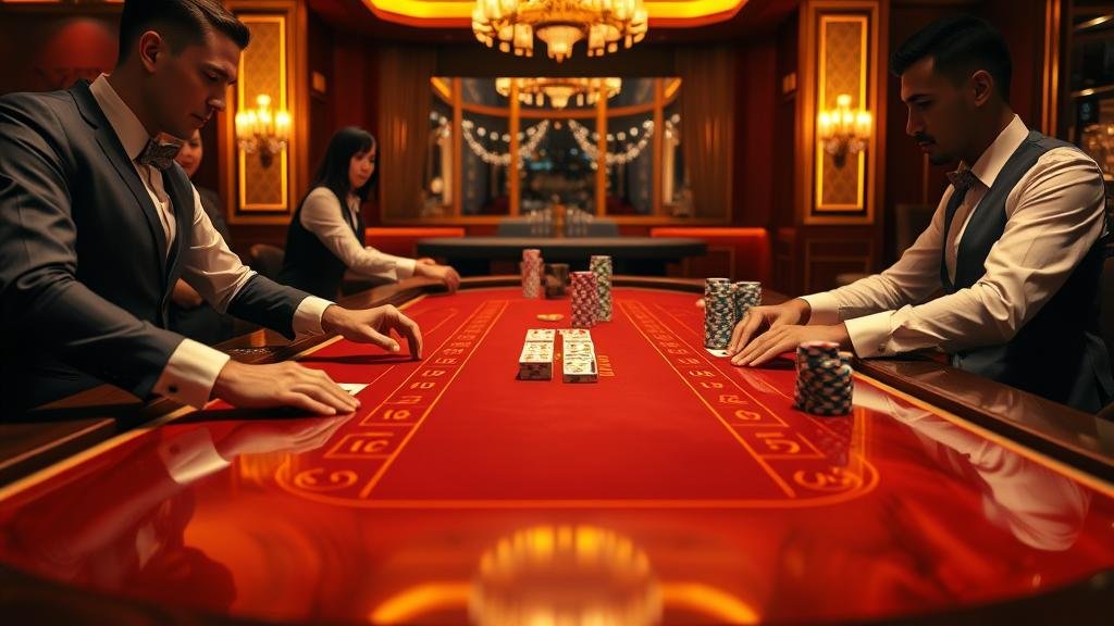 หน้าจอเกมบาคาร่าสดจากค่ายดัง