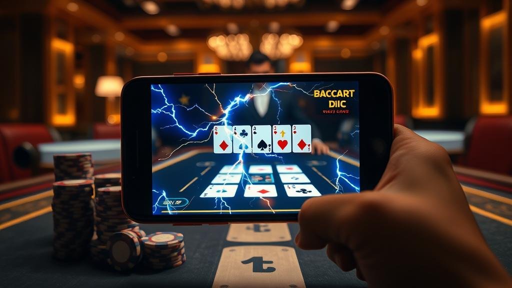 บาคาร่าสายฟ้า: สูตรเดินเงินไม่มีค่าคอมฯ บนมือถือ ฉบับเข้าใจง่าย