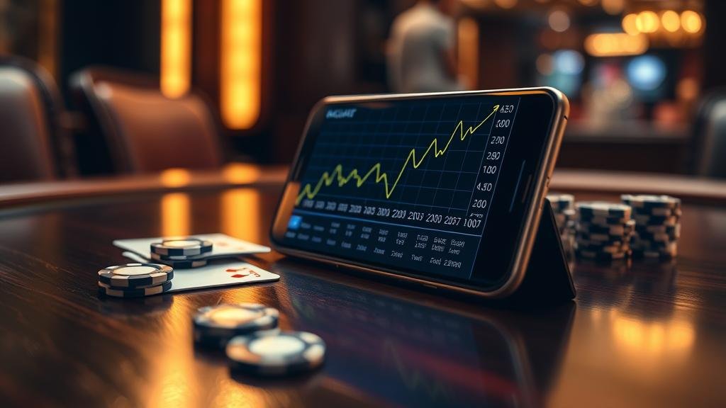 อ่านเค้าไพ่บาคาร่าสดบนแท็บเล็ต