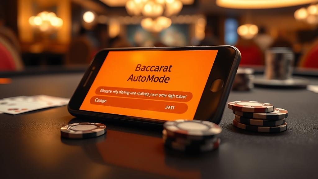 บาคาร่าโหมดออโต้: คู่มือทำเงินฉบับอัปเดต 2025 พร้อมเทคนิคความเร็วสูง