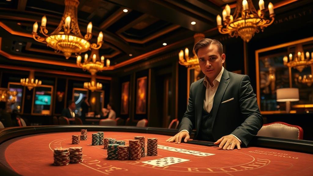ผู้เล่นทุนสูงกำลังเล่นบาคาร่าอย่างมีสติ